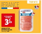 Promo AIGUILLETTES DE POULET BLANC à 3,99 € dans le catalogue Auchan Supermarché à Greuville