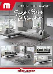 Möbel Martin Prospekt für Homburg: "Sessel & Sofas zum Wohnfühlen", 24 Seiten, 21.01.2025 - 31.03.2025