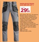 Gedimat Gometz-le-Châtel - Promo Pantalon de travail Slick gris (DPI CAT 1) Promo Pantalon de travail Slick gris (DPI CAT 1) à 29,90 € dans le catalogue Gedimat à Gometz-le-Châtel