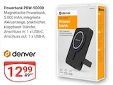 Powerbank PBW-5000B im Angebot bei GLOBUS in Wetzlar Powerbank PBW-5000B Angebote von denver bei GLOBUS Wetzlar für 12,99 €