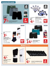 Promos Boxer Homme dans le catalogue "OFFRES DU MOMENT" de Auchan Hypermarché Boxer Homme en promo dans le catalogue Auchan Hypermarché à la page 40