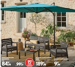 Parasol deporte 2x3m en aluminium dans le catalogue Intermarché Hyper