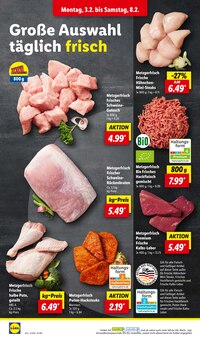 Rindfleisch im Lidl Prospekt "LIDL LOHNT SICH" mit 61 Seiten (Siegen (Universitätsstadt))