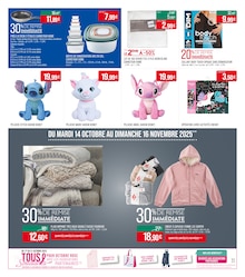 Promotion Peluche Enfant dans le prospectus Supermarchés Match, valable du 14/10/2025 au 26/10/2025 Promo Peluche Enfant dans le catalogue Supermarchés Match du moment à la page 23