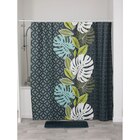 Rideau de douche imprimé Vent d'Exotisme 180x180cm à 4,89 € dans le catalogue Maxi Bazar