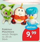 Pokémon Plüschtiere im aktuellen budni Prospekt