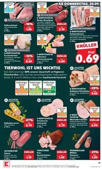 Rindfleisch im Kaufland Prospekt "Hier bin ich richtig" mit 75 Seiten (Halle (Saale))