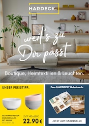 HARDECK Möbel & Einrichtung Prospekt der aktuellen Woche mit 1 Seite, gültig von 02.02.2026 bis 08.02.2026, in Georgsmarienhütte und Umgebung Aktueller HARDECK Möbel & Einrichtung Prospekt in Georgsmarienhütte und Umgebung, "WEIL´S ZU DIR PASST!" mit 1 Seite, 02.02.2026 - 08.02.2026