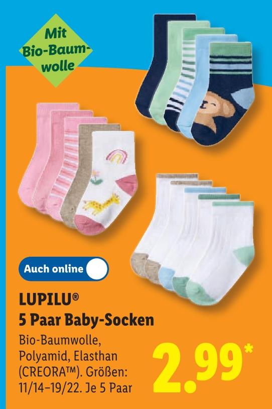 5 Paar Baby-Socken