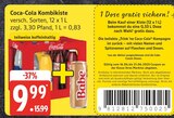 E aktiv markt - Coca-Cola Kombikiste Angebot im Prospekt Coca-Cola Kombikiste bei E aktiv markt im Prospekt "" für 9,99 €