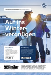 Aktueller Volkswagen Werkstatt & Auto Prospekt in Oer-Erkenschwick und Umgebung, "Auf ins Wintervergnügen" mit 1 Seite, 01.01.2025 - 28.02.2025