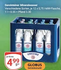 Mineralwasser Angebote von Gerolsteiner bei GLOBUS Saarlouis für 4,99 €