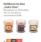Duftkerze im Glas "Indro Vino" im aktuellen V-Markt Prospekt für 1,99 €