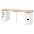 Aktuelles Schreibtisch Eiche weiß lasiert/weiß Angebot bei IKEA in Bonn ab 223,97 €