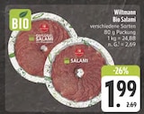 Bio Salami Angebote von Wiltmann bei EDEKA Zwickau für 1,99 €
