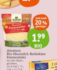 Bio-Heumilch-Reibekäse Emmentaler von Alnatura im aktuellen tegut Prospekt für 1,99 €