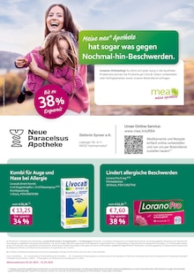 Aktueller mea - meine apotheke Prospekt