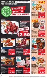 Aktueller Kaufland Prospekt mit Rindfleisch, "Aktuelle Angebote", Seite 22