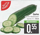 Gurken im EDEKA Prospekt Gurke von Gut & Günstig im aktuellen EDEKA Prospekt für 0,55 €