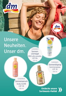Aktueller dm-drogerie markt Prospekt (Saaleplatte, 1 Seite zum blättern dm-drogerie markt Prospekt Aktuelle Angebote mit 1 Seite