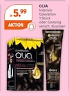 Palette im Müller Prospekt OLIA Intensiv-Coloration im aktuellen Müller Prospekt für 5,99 €