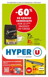 Catalogue Supermarchés Hyper U en cours à Briollay et alentours, "Hyper U", 1 page, 22/05/2024 - 02/06/2024