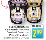 Aktuelle Eis Angebote bei EDEKA in Heilbronn Aktuelles High Protein Ice Cream Cookies & Cream Angebot bei EDEKA in Heilbronn ab 2,49 €