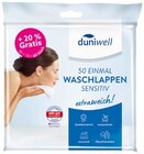 Einmal Waschlappen sensitiv Angebote von Duniwell bei REWE Mönchengladbach für 1,99 €
