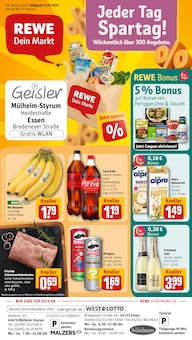 Aktueller REWE Prospekt "Dein Markt" Seite 1 von 27 Seiten für Essen