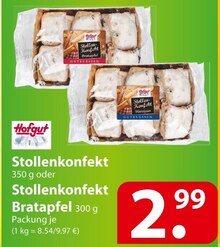 Hofgut Stollenkonfekt oder Stollenkonfekt Bratapfel