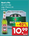 Pils im Angebot bei Netto Marken-Discount in Regensburg Pils Angebote von Beck's bei Netto Marken-Discount Regensburg für 10,99 €