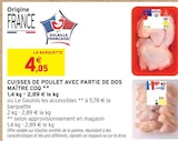 Promo Cuisses de poulet avec partie de dos à 4,05 € dans le catalogue Intermarché à Saint-Georges-sur-Eure