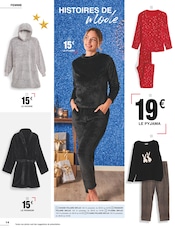 Pyjama Femme Angebote im Prospekt "JOYEUX NOËL & MEILLEURS PRIX : TEXTILE" von Carrefour auf Seite 14