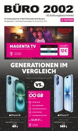 Aktueller BÜRO 2002 UG Prospekt mit Fernseher, "GENERATIONEN IM VERGLEICH", Seite 1