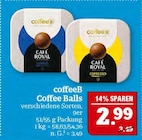 Coffee Balls verschiedene Sorten, 9er Angebote von coffeeB bei Marktkauf Erlangen für 2,99 €