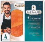 Saumon fumé d'islande cyril lignac - JEAN LARNAUDIE en promo à 5,59 € chez U Express Saumon fumé d'islande cyril lignac - JEAN LARNAUDIE dans le catalogue U Express