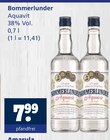 Aquavit im Angebot bei Getränkewelt in Dorsten Aquavit Angebote von Bommerlunder bei Getränkewelt Dorsten für 7,99 €