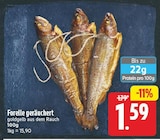 Forelle geräuchert für 1,59 € bei E center im Angebot Forelle geräuchert im aktuellen E center Prospekt