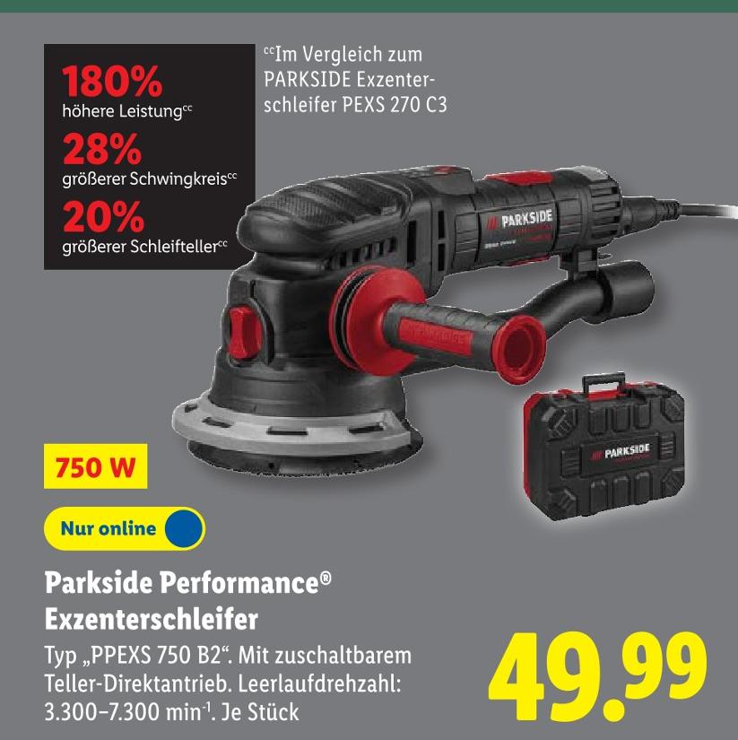 Exzenterschleifer Typ „PPEXS 750 B2“