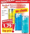 Boisson énergisante édition saisonnière - RED BULL en promo chez Norma Colmar à 1,79 €