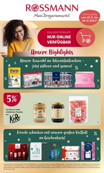 Obst im Rossmann Prospekt "Online Exklusiv KW48" mit 6 Seiten (Hannover)