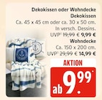 Dekokissen für 9,99 € bei Marktkauf im Angebot Dekokissen im aktuellen Marktkauf Prospekt