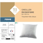 Oreiller microfibre - TEX HOME - Carrefour Market à Nîmes Oreiller microfibre - TEX HOME en promo chez Carrefour Market Nîmes à 10,99 €