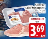 EDEKA - Schweine-Single-Stielkotelett Angebot im Prospekt Schweine-Single-Stielkotelett bei EDEKA im Prospekt "" für 3,69 €