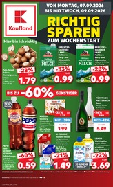 Kaufland Supermarkt Prospekt der aktuellen Woche mit 77 Seiten, gültig von 07.09.2026 bis 09.09.2026, in Wörrstadt und Umgebung Aktueller Kaufland Supermarkt Prospekt in Wörrstadt und Umgebung, "Hier bin ich richtig" mit 77 Seiten, 07.09.2026 - 09.09.2026