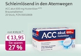 ACC akut 600 mg Hustenlöser im mea - meine apotheke Prospekt zum Preis von 13,95 €