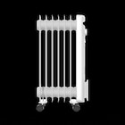 Radiateur à bain d'huile mobile - 1500W - 7 ailettes en promo chez Brico Cash Saint-Denis à 55,90 €