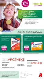 Apotheken Prospekt von mea - meine apotheke in Staig Aktueller mea - meine apotheke Apotheken Prospekt für Staig: Unsere Dezember-Angebote mit 4} Seiten, 01.12.2025 - 31.12.2025