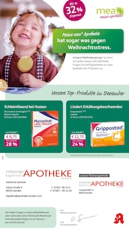Aktueller mea - meine apotheke Prospekt "Unsere Dezember-Angebote" für Senden Aktueller mea - meine apotheke Prospekt für Senden mit Seiten