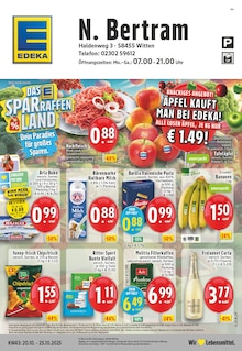 Aktueller EDEKA Prospekt "Aktuelle Angebote" für Witten Aktueller EDEKA Prospekt für Witten mit Seiten